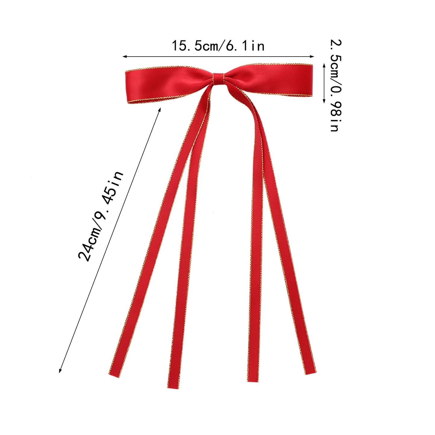 WORTL 16 PCS Hair Bows for Women,Ribbon Hair Bows With Long Tail,Hair bow clips Hair Barrettes for Women Accessories Beauty and Personal Care WORTL