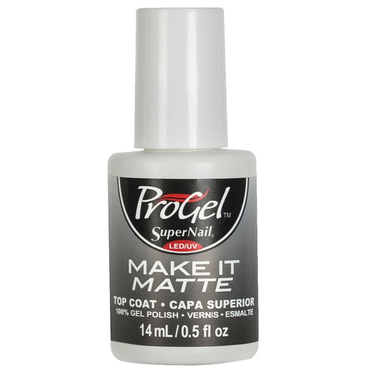 Supernail Progel Make it Matte Top Coat, 0.5 Fluid Ounce Beauty & Personal Care SuperNail