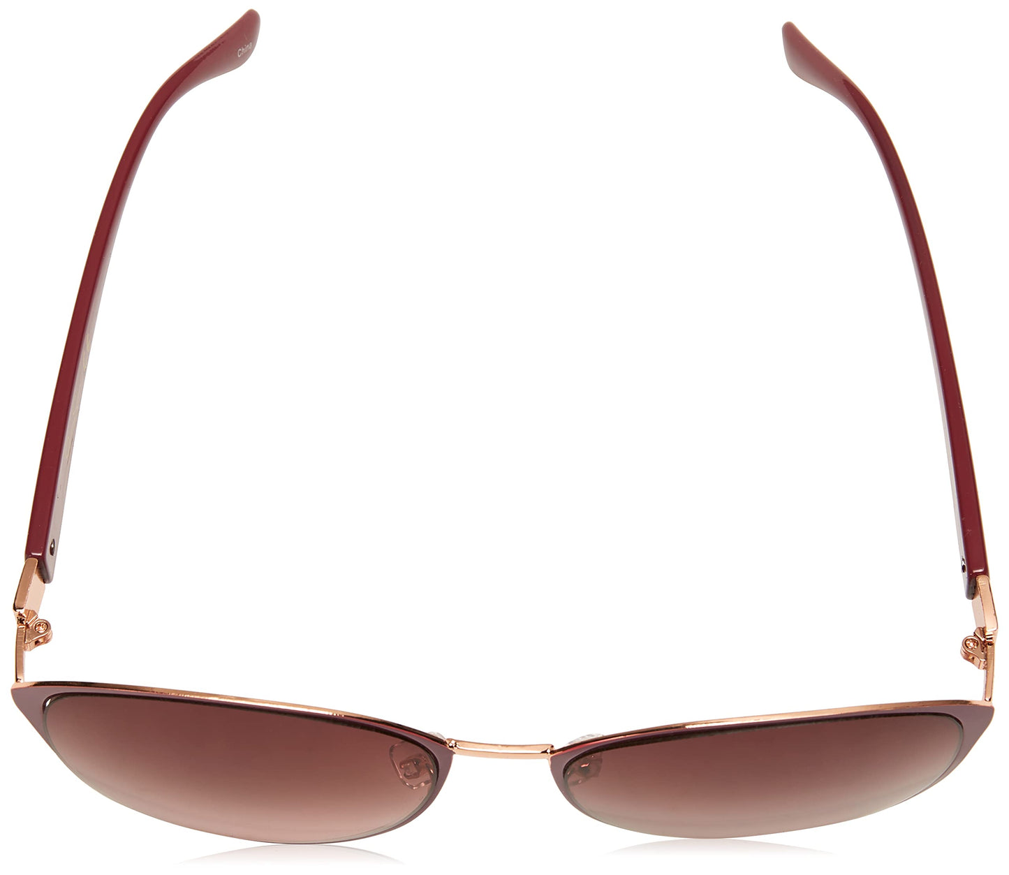 Jessica Simpson Women's J5329 Chic Metal Cat Eye Sunglasses with UV400 Protection - Glamorous Sunglasses for Women, 60mm