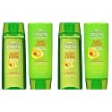 Garnier Fructis Sleek & Shine 2 Shampoo + 2 Conditioner 3 oz Travel Personal Size