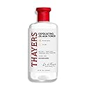 Thayers 2% AHA Exfoliating and Brightening Toner with Glycolic Acid, Lactic Acid and Witch Hazel, Smoothing and Pore Refining Skin Care for All Skin