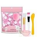 100 pcs Compressed Facial Mask Sheet Beauty DIY Disposable Mask Paper Natural Cotton Skin Care Wrapped Masks Normal Thick?Get a Small Mask Bowl, Mask