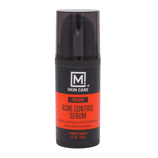 M. Skin Care Prevent Acne Control Facial Serum for Men, Azelaic Acid, Soothing Aloe Leaf Juice, Cruelty Free Beauty & Personal Care M Skin Care