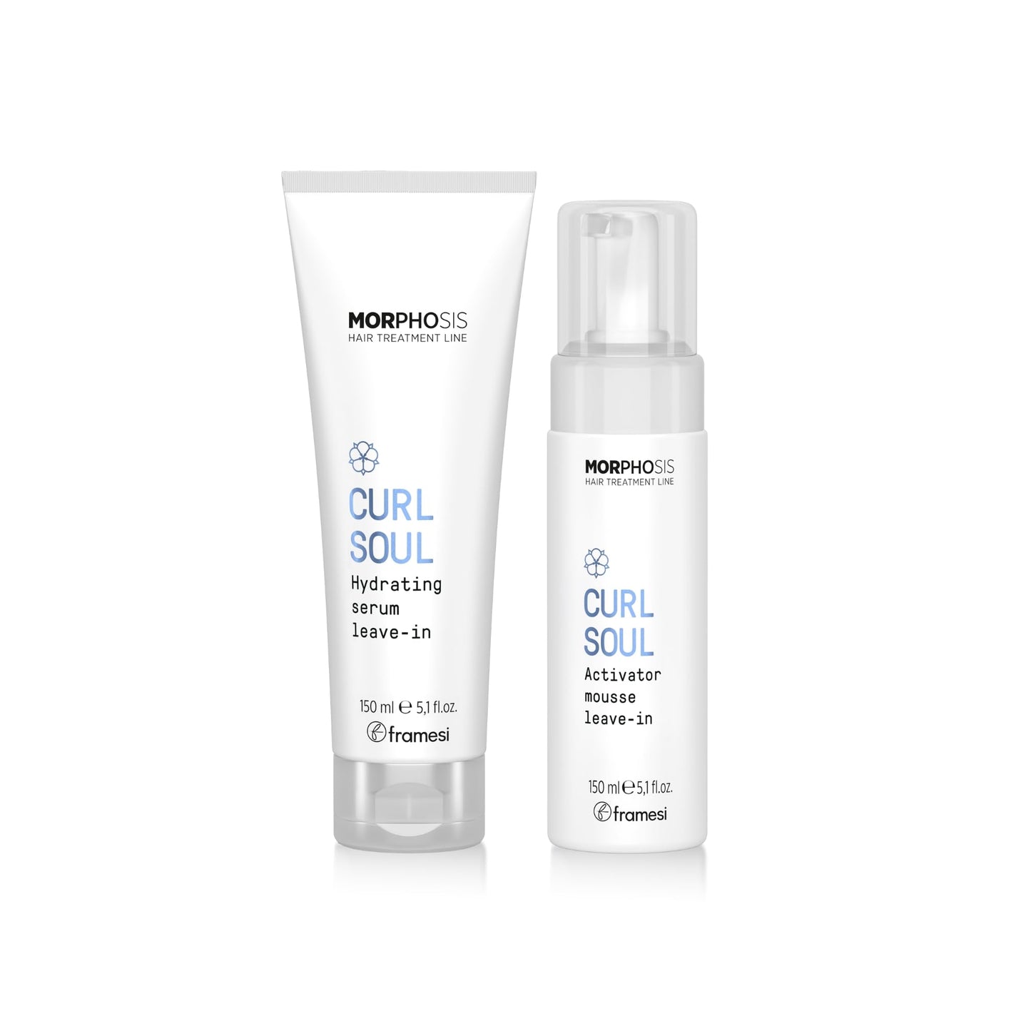 MORPHOSIS Curl Soul Leave-In Bundle (Mousse and Serum) 150 mL