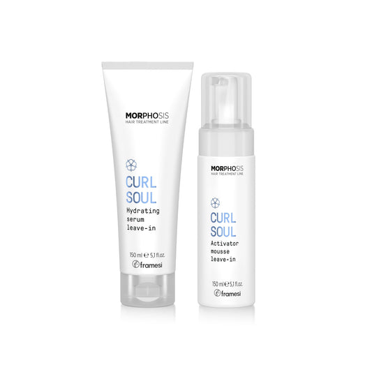 MORPHOSIS Curl Soul Leave-In Bundle (Mousse and Serum) 150 mL