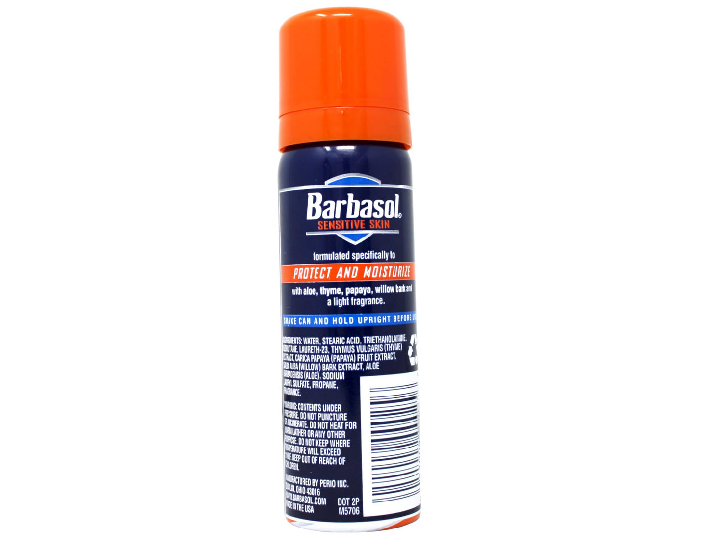 Barbasol Shaving Cream Sensitive Skin (Pack of 4)