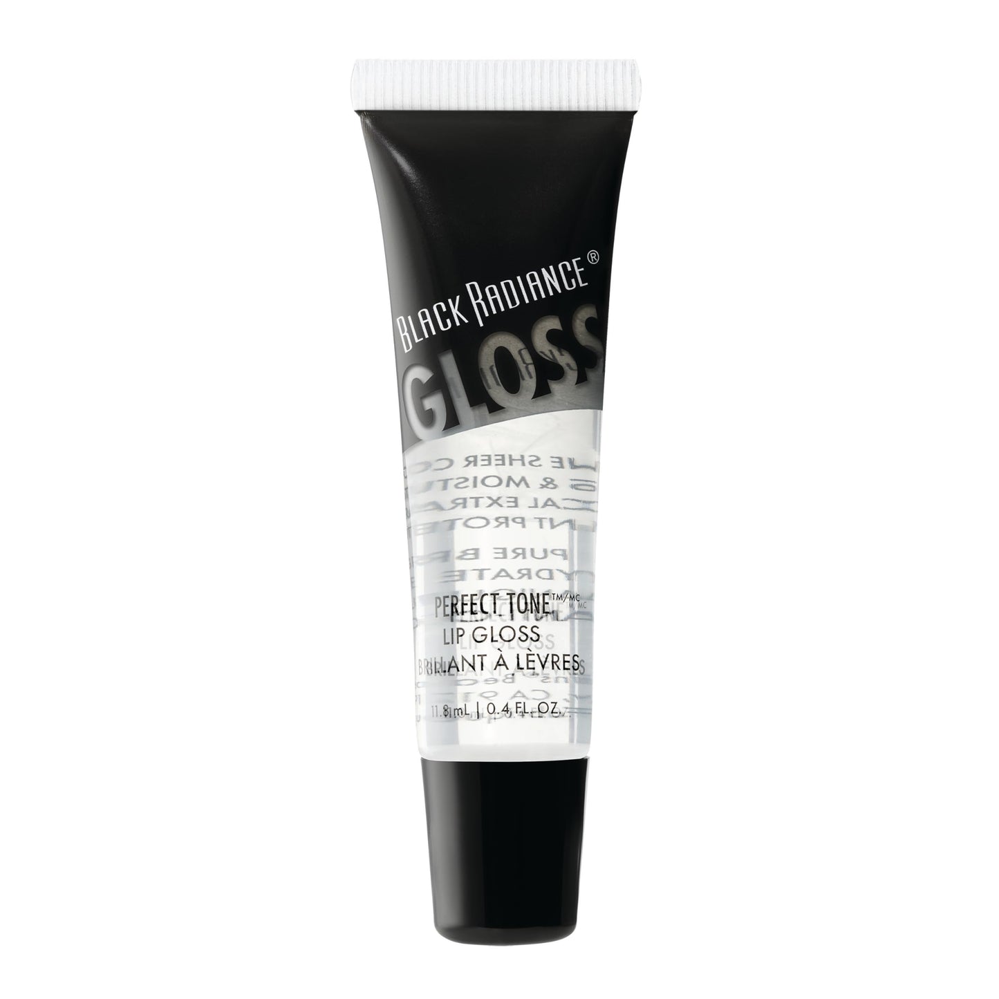 Black Radiance Perfect Tone Lip Gloss, Clear Shine, 0.4 Oz