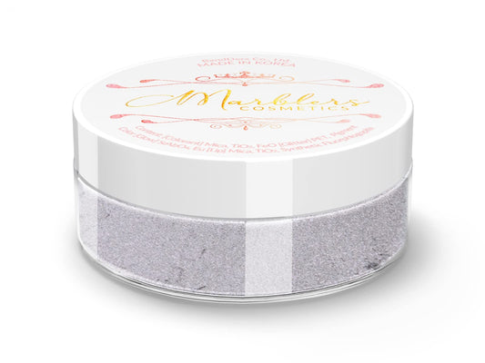 MARBLERS Fine Natural Mica Powder [Lavender Gray] 0.11oz (3g) | Highly Pigmented | Non-Toxic, Vegan, Cruelty-Free | Eyeshadow, Body Butter, Nail