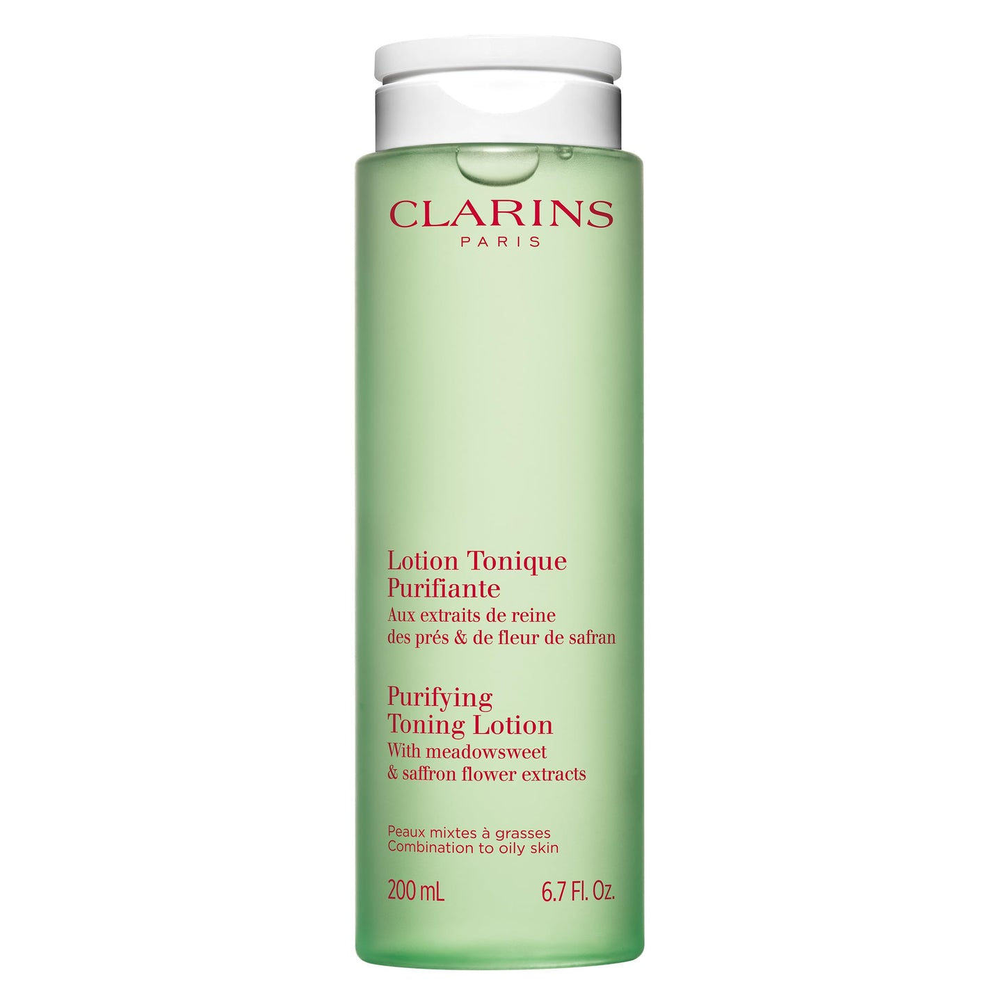 Clarins Purifying Toning Lotion | Less Oily Skin After 14 Days of Use* | Cleanses, Hydrates, Purifies, Mattifies and Balances Skin's Microbiota |