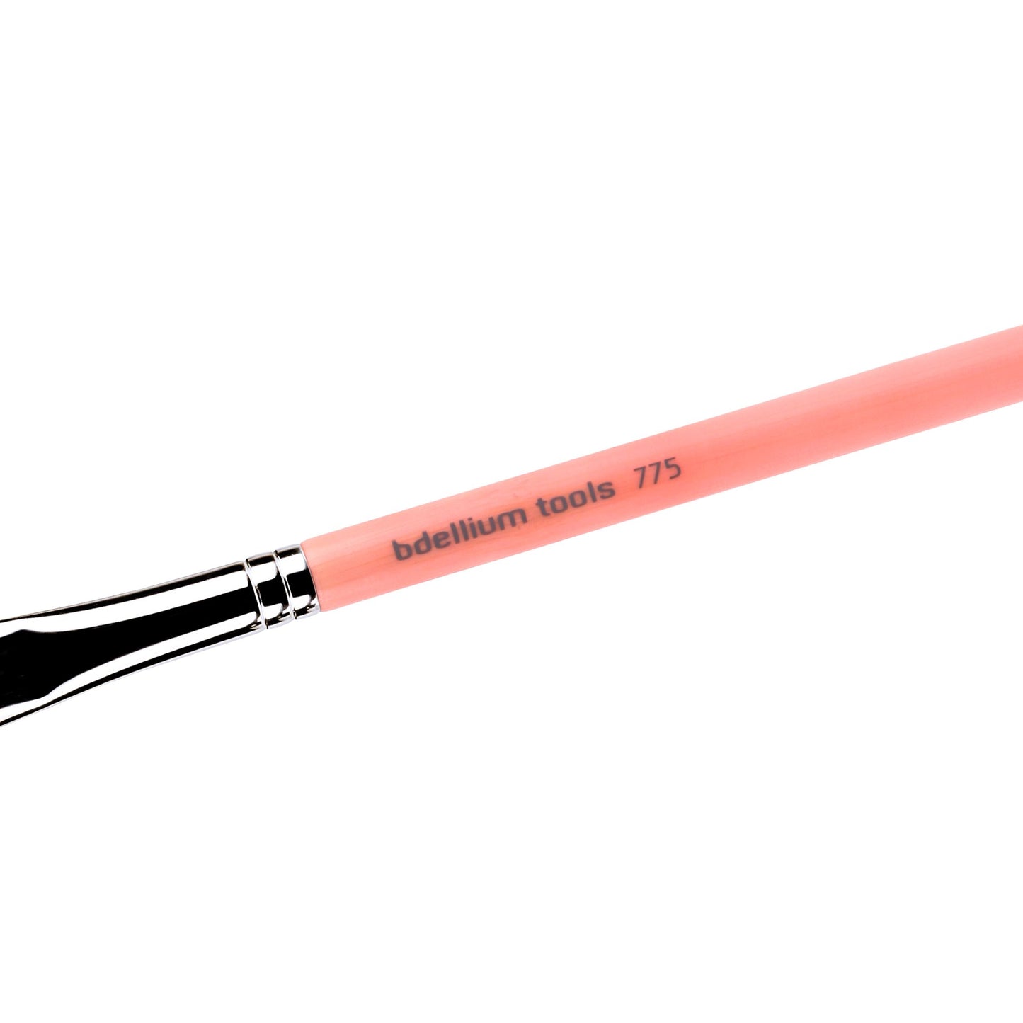 Bdellium Tools Professional Makeup Brush - Pink Bambu Series 775 Duet Fiber Shader - With Soft Synthetic Fibers, For Shading Eyeshadow (Pink, 1pc)