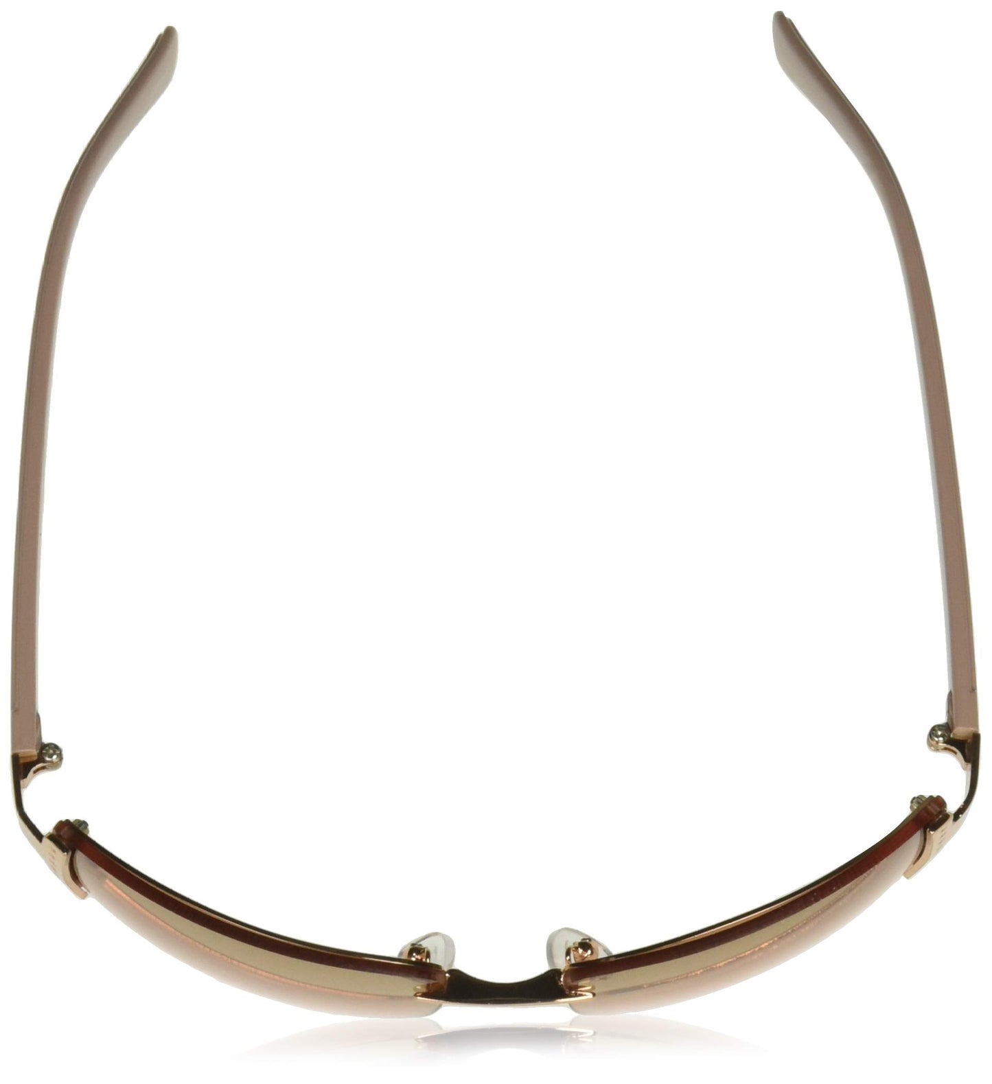 SOUTHPOLE Women's 1022SP Slim Retro Metal UV400 Protective Rectangular Sunglasses. Cool Gifts for Her, 51mm, Rose Gold, 51 mm