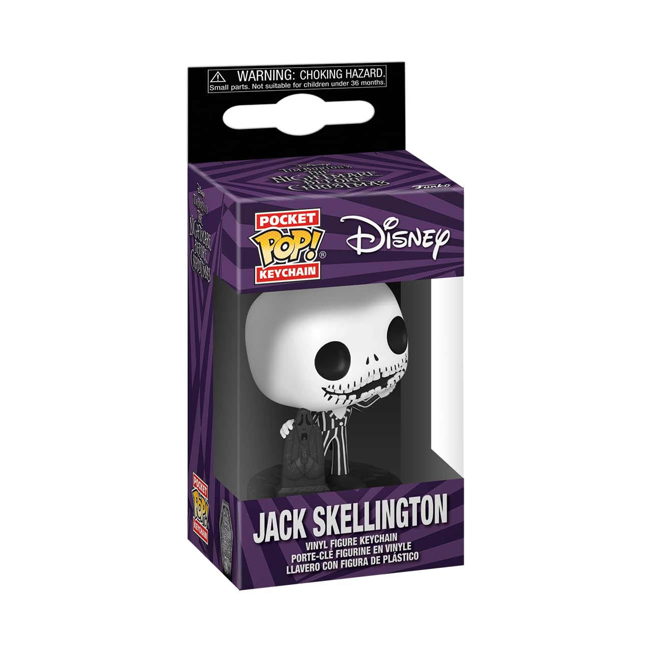 Funko POP! Keychain: Disney The Nightmare Before Christmas 30th - Jack Skellington - Disney: The Nightmare Before Christmas Novelty Keyring…