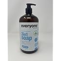 Everyone, Soap 3 in 1 Unscented, 32 Ounce Beauty & Personal Care EO