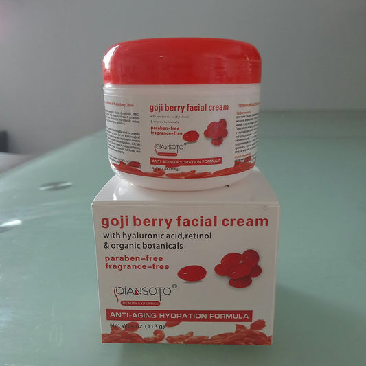 Goji Berry Anti Aging Hydration & Nourishing Face Facial Cream(4oz, 113g), Anti Wrinkles & Moisturizing Facial Cream