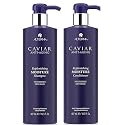 Alterna Haircare CAVIAR Anti-Aging Replenishing Moisture Shampoo and Conditioner Set, 16.5 Fl Oz | Protects, Restores and Hydrates | Sulfate Free