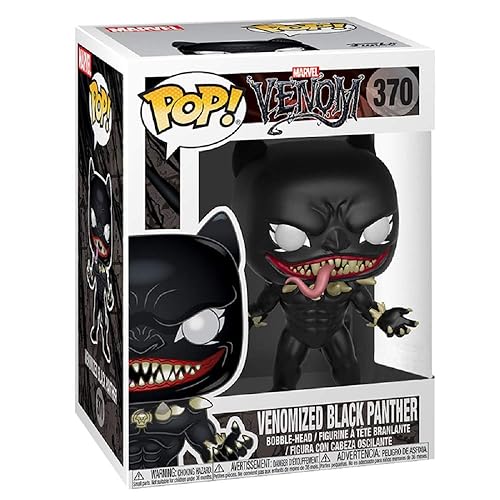Funko Pop Marvel: Venom - Venomized Black Panther Collectible Figure, Multicolor