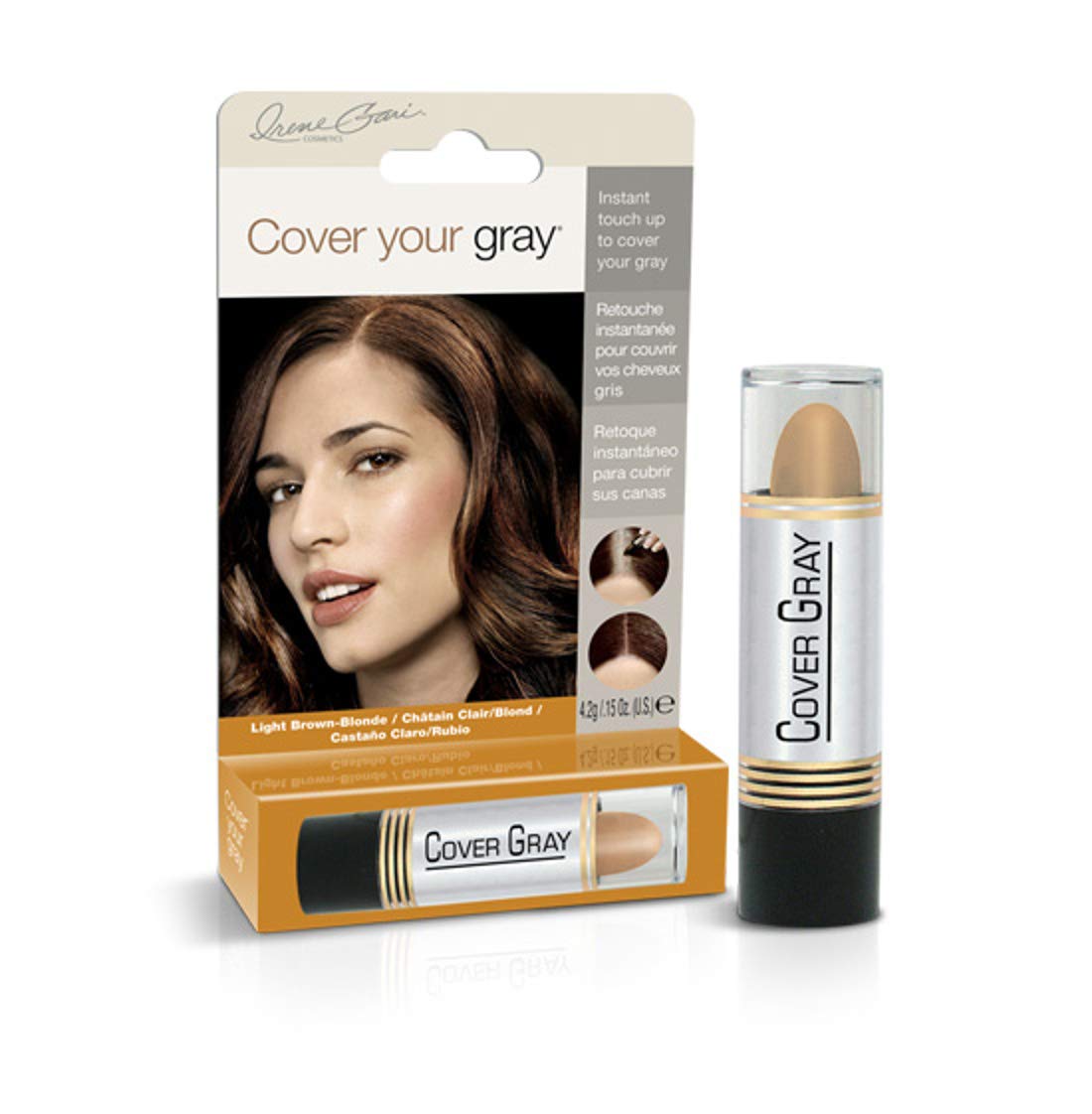 Cover Your Gray Hair Color Touch-Up Stick - Light Brown/Blonde (6-Pack)