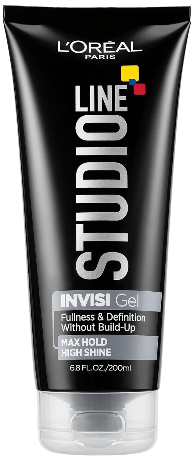 L'Oreal Paris Studio Line INVISI Gel, Strong Hold 6.80 oz (Packs of 3)