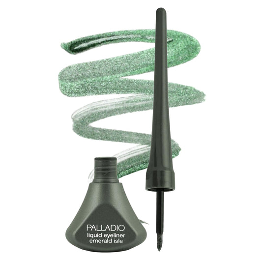 Palladio Liquid Eyeliner, Highly Pigmented and Waterproof Eyeliner, For Intense Eye Definition, Smear-proof Eyeliner Liquid, Includes Easy Grip Wand