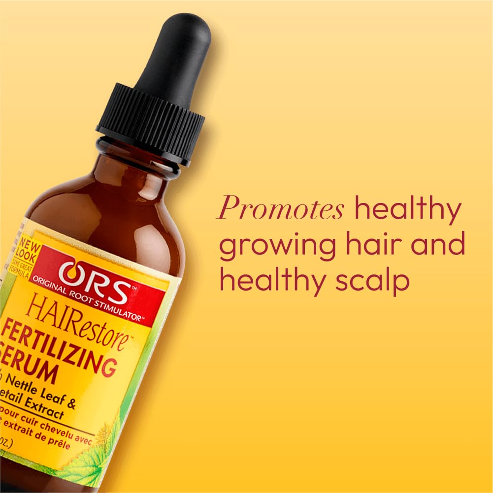 ORS HAIRestore Herbal Hair Serum, Fertilizing Serum with Nettle Leaf and Horsetail Extract, (2.0 oz)