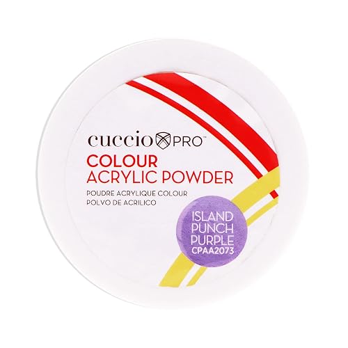 Colour Acrylic Powder - Island Punch Purple by Cuccio PRO for Women - 1.6 oz Acrylic Powder Beauty & Personal Care Cuccio