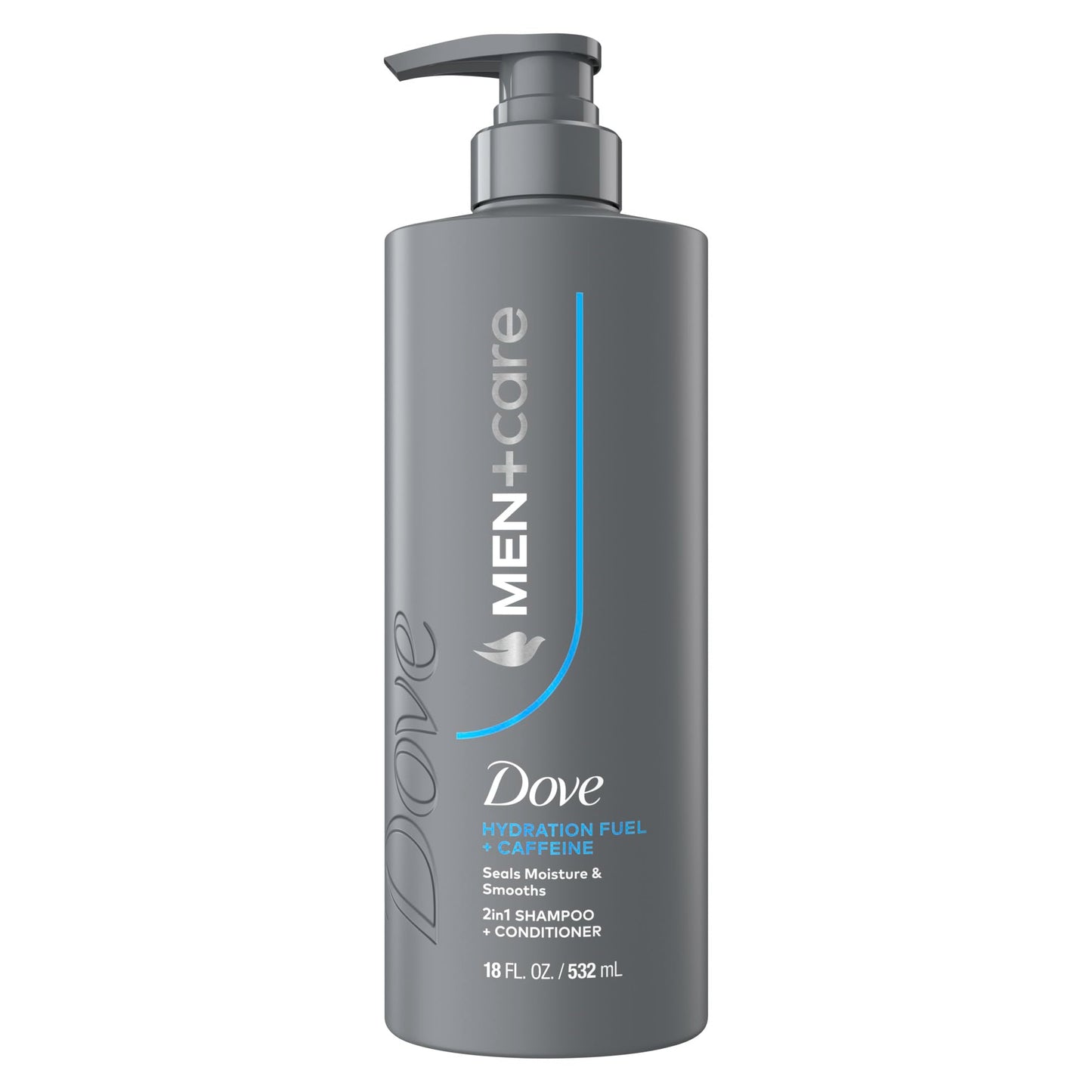 Dove Men+Care Shampoo 1 ct Hydration Fuel to Seal Moisture & Smooth Hair, with Caffeine, 18 FL OZ Beauty and Personal Care DOVE MEN + CARE
