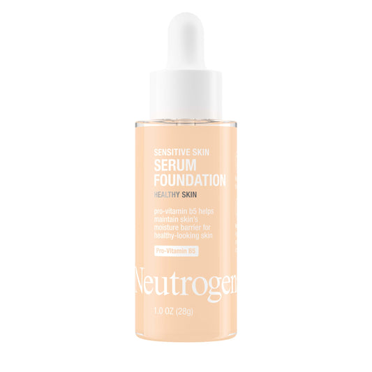 Neutrogena Healthy Skin Sensitive Skin Serum Foundation with Pro-Vitamin B5, Color Correcting & Pore Minimizing Liquid Foundation & Face Serum Beauty & Personal Care Neutrogena