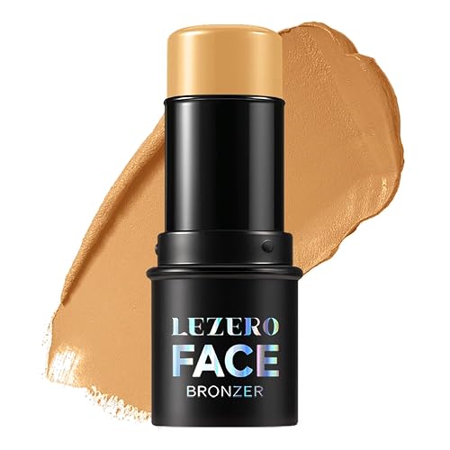 Cream Bronzer Stick, Multi-use Contour Stick for Face Shaping, Matte Finish Beauty Wand for Sculpt the Face, Easy to Apply, Longwear, Waterproof