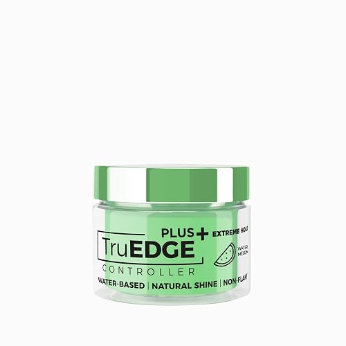 NICKA K NEW YORK Tyche TruEDGE Plus Controller - 100ml / 3.38 fl oz - Water-Based, Black Castor Oil & Hemp Seed Oil - Long-Lasting Hold, Non-Flaky
