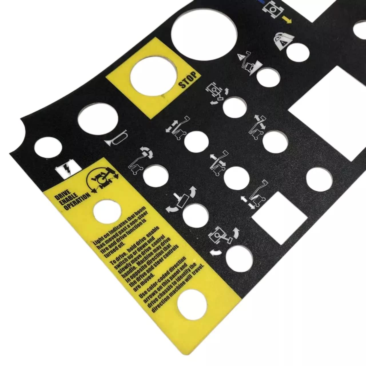 HNARL Platform Control Panel Decal 72081GT 72081 for Genie Boom Lift Z-34/22N Z-34/22 DC Z-34/22 Bi-Energy Z-30/20N