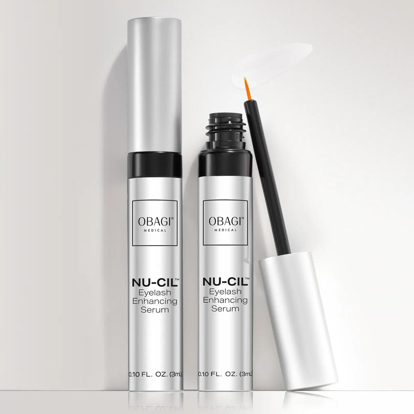 Obagi Nu-Cil Eyelash Enhancing Serum - Nourishing Lash Serum with Biotin for Thicker & More Defined-Looking Lashes - 0.1 oz, Pack of 2 Beauty and Personal Care Obagi Medical