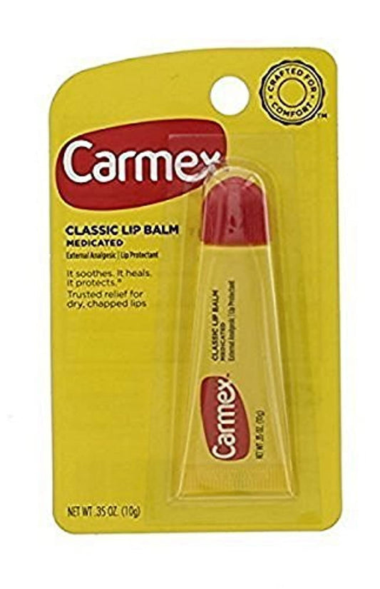 Carmex Lip Balm For Dry Chapped Lips, Moisturizing, Original Formula, 0.35 oz, 12 Count