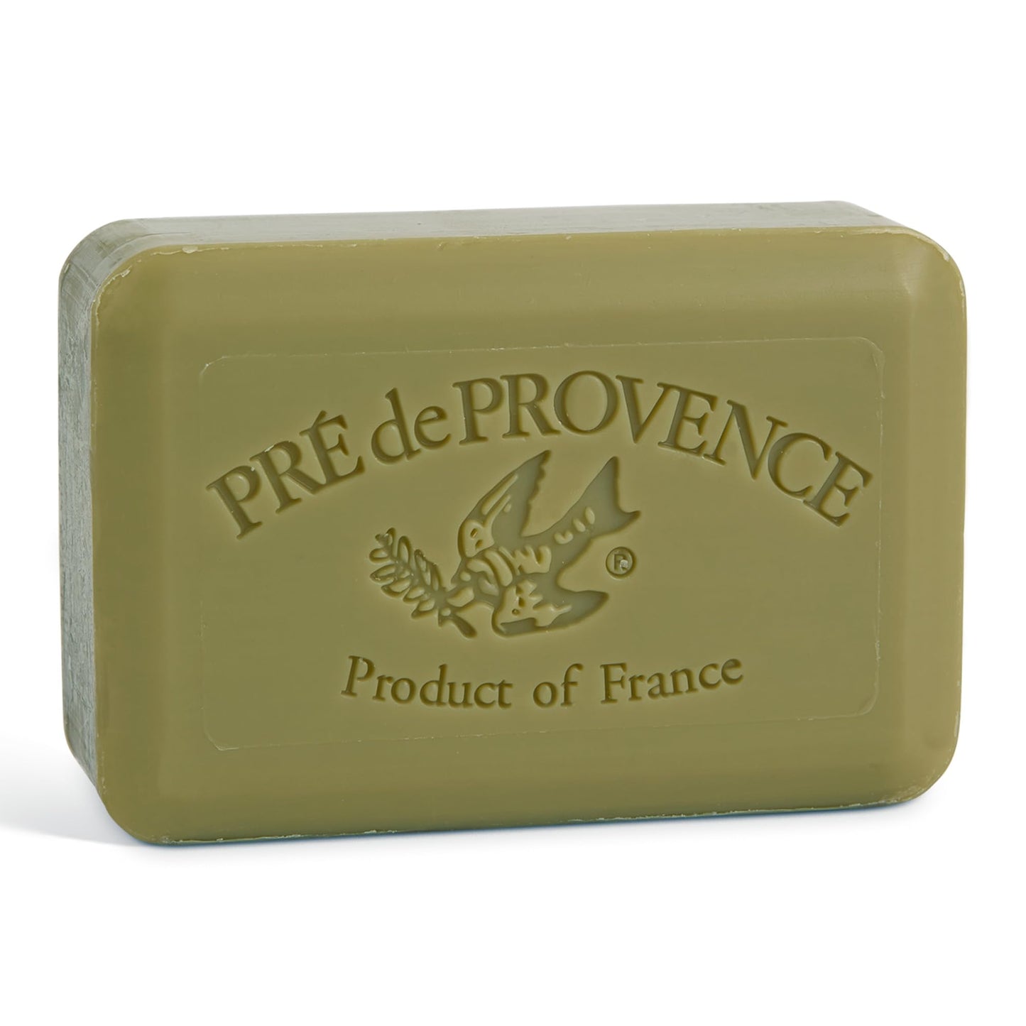 Pre de Provence Artisanal Soap Bar, Enriched with Organic Shea Butter, Natural French Skincare, Quad Milled for Rich Smooth Lather, 8.8 Ounce, Green