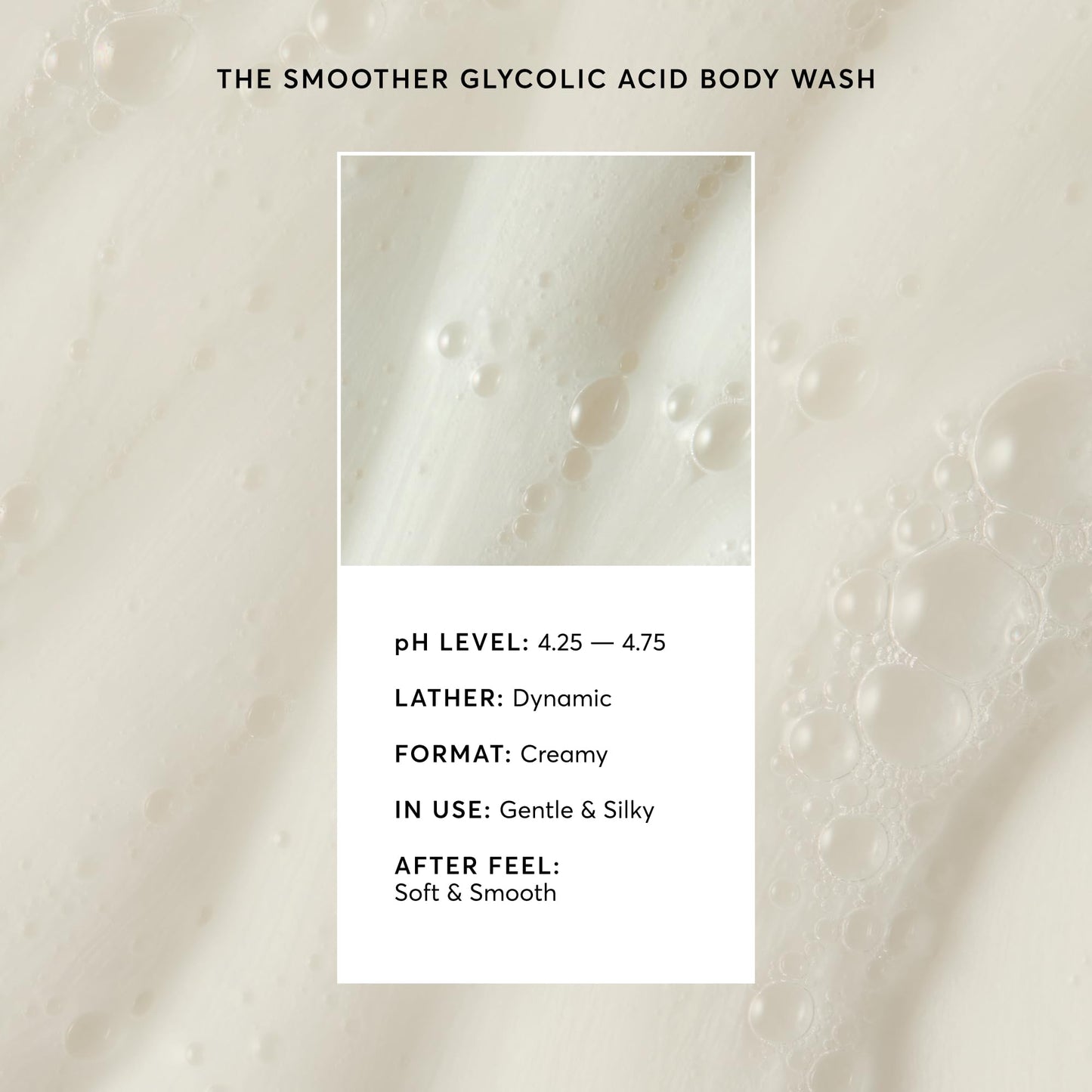 Naturium The Smoother Glycolic Acid Exfoliating Body Wash, Soft & Smoothing Cleanser, 16.9 oz