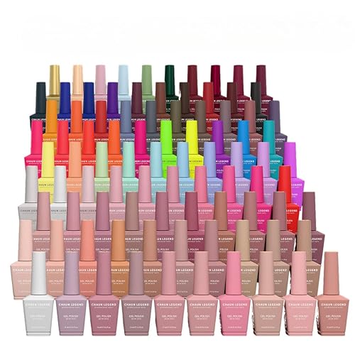 Chaun Legend UV Gel Nail Polish Collection Set of 90, Long-Lasting, Quick Dry, High Shine, Professional Salon-Quality Manicure Beauty & Personal Care Chaun Legend Professional Nails