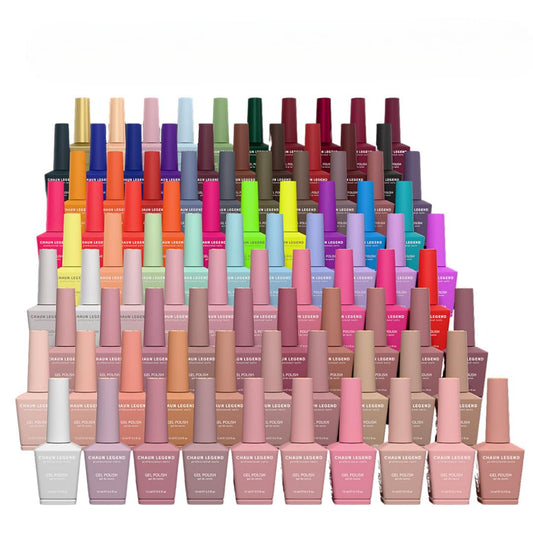Chaun Legend UV Gel Nail Polish Collection Set of 90, Long-Lasting, Quick Dry, High Shine, Professional Salon-Quality Manicure Beauty & Personal Care Chaun Legend Professional Nails