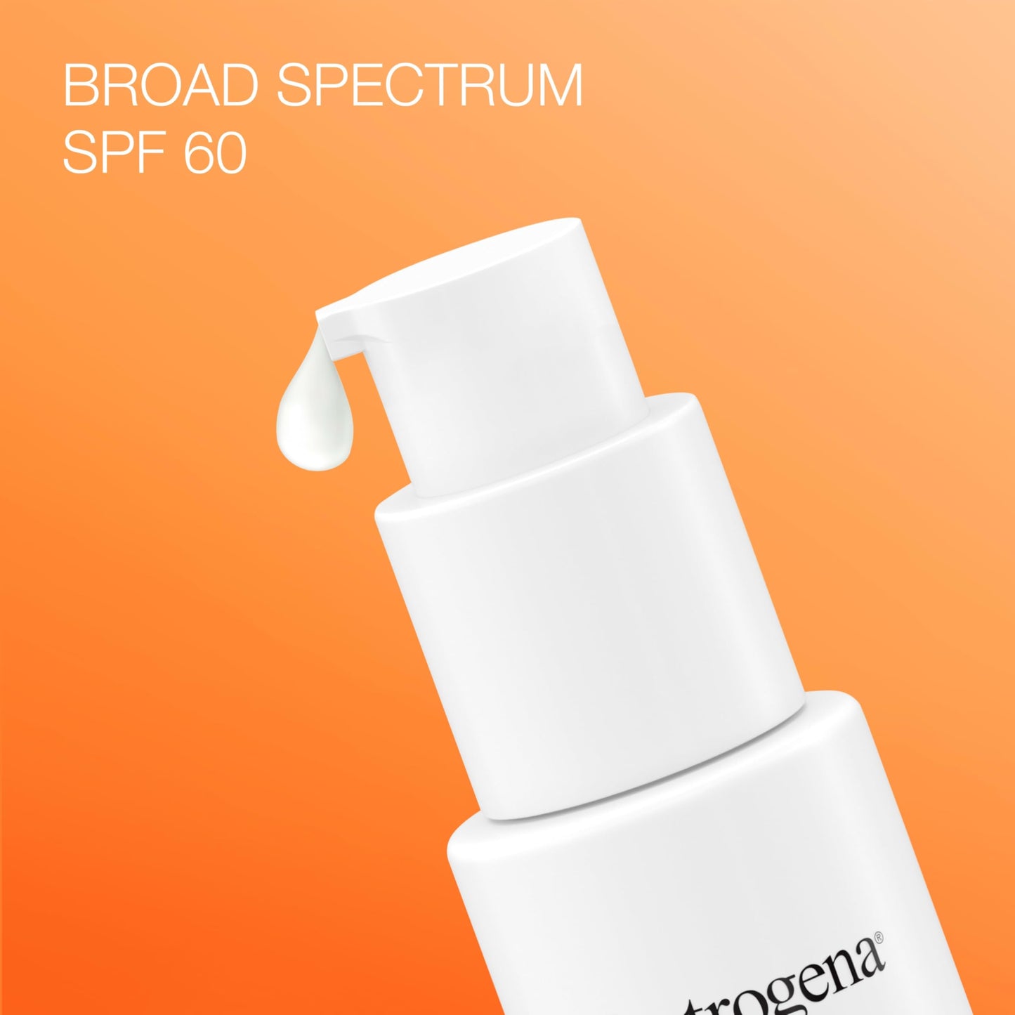 Neutrogena Clear Face Serum Sunscreen with Green Tea, Broad Spectrum SPF 60, Non-Comedogenic Face Sunscreen for Lightweight UVA/UVB Protection