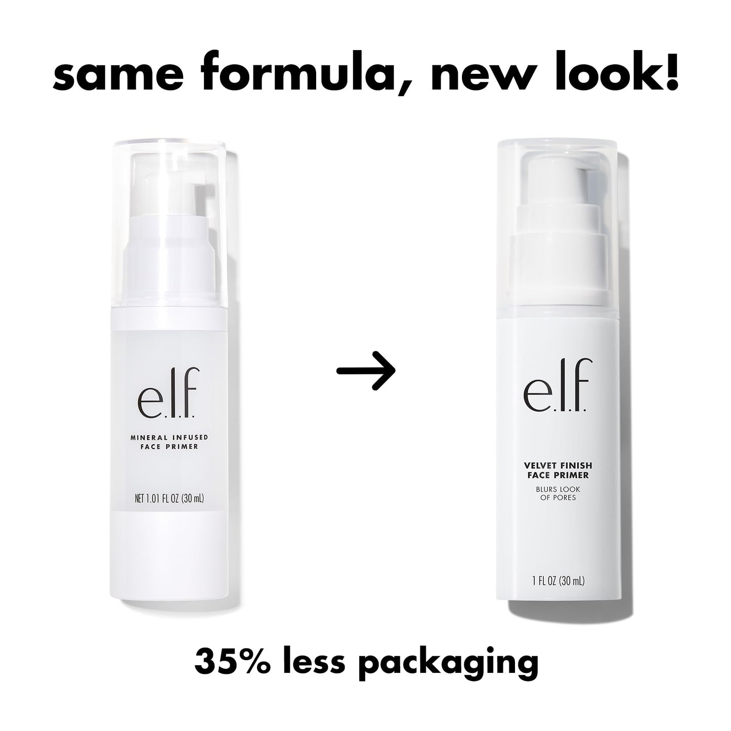 e.l.f. Mineral Infused Face Primer, Use as a Base for Your Makeup, Refines Your Complexion, 0.47 Fluid Ounces