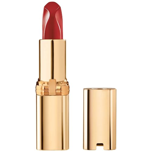 L'Oreal Paris Colour Riche Red Lipstick, Long Lasting, Satin Finish Smudge Proof Lipstick with Hydrating Argan Oil & Vitamin E, Reds of Worth,