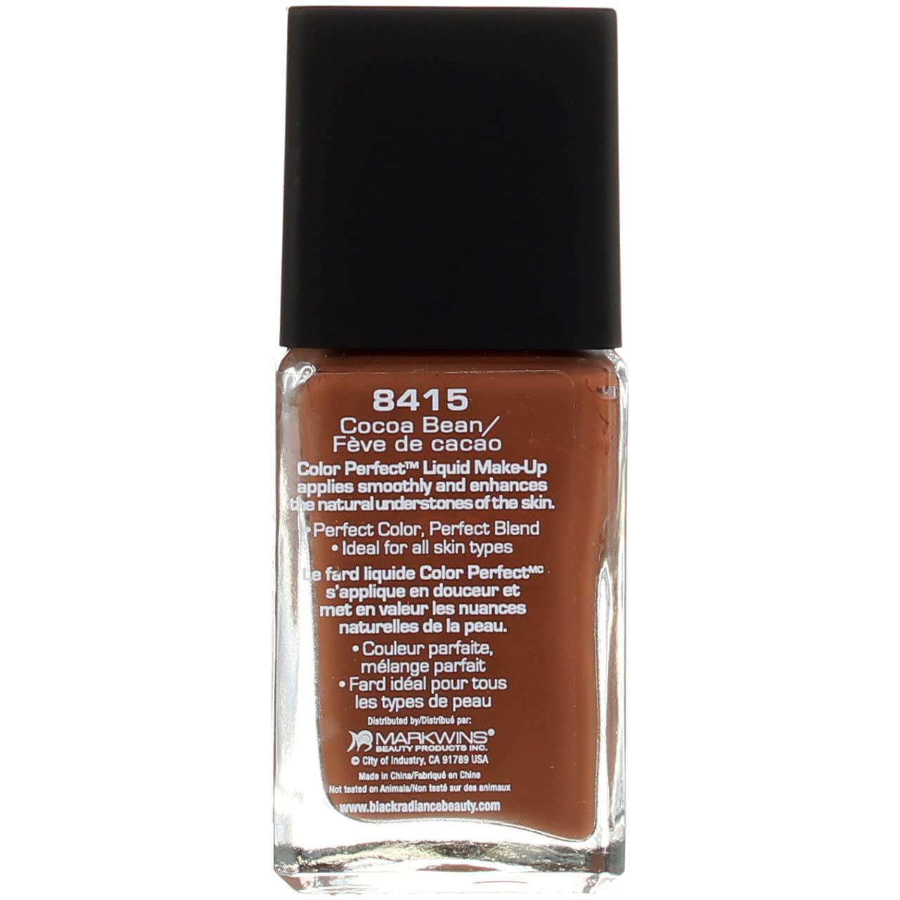 Black Radiance Color Perfect Oil Free Liquid Makeup, Cocoa Bean 1 oz (Pack of 2)