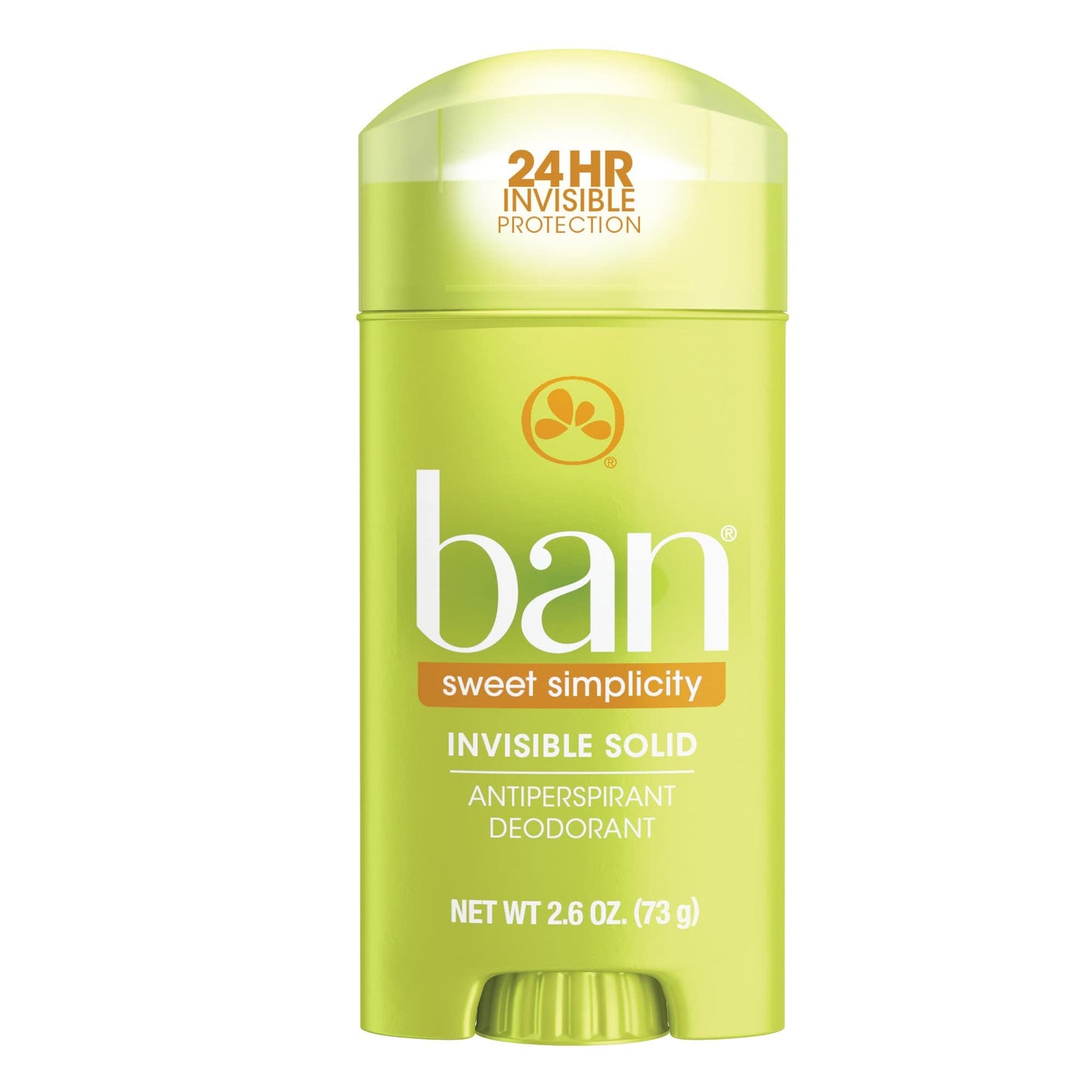 Ban Invisible Solid Deodorant, Sweet Simplicity - 2.6 oz - 2 pk Beauty and Personal Care Ban