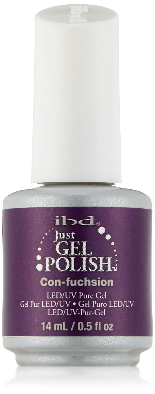 IBD Just Gel Nail Polish, Con-Fuchsion, 0.5 Fluid Ounce Beauty & Personal Care IBD
