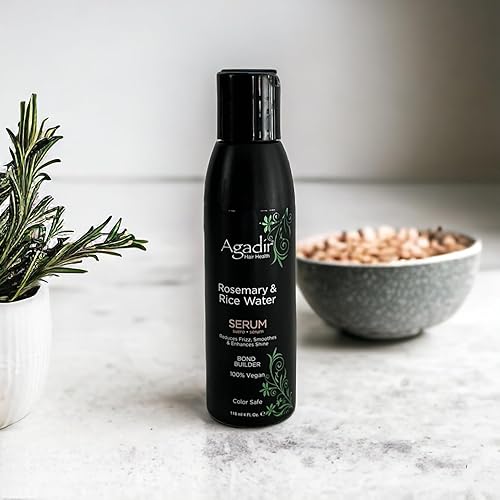 Agadir Rosemary & Rice Water Hair Serum 4 oz.
