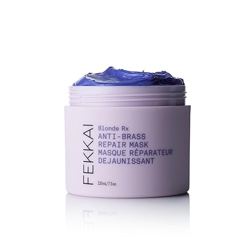 Fekkai Blonde Rx Anti-Brass Repair Mask - 7.5 oz - Leaves Hair 3X Stronger with 67% Less Breakage - Free of Sulfates, Parabens, Phthalates - Vegan