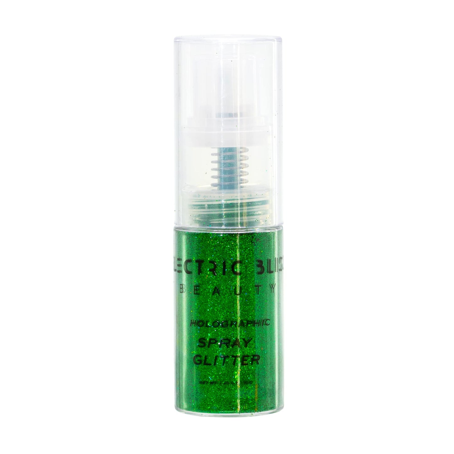 Green Holographic Glitter - 30g Loose Spray for Face, Hair, Eye and Body - Rave and Festival Accessories, Cosmetic Makeup for Women