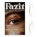 Fazit Makeup Patches - Golden Wing Eyes - Glow Up Make-Up Patches - Cute Glitter Makeup Accessories For Women - Cosmetic Glitter For Face