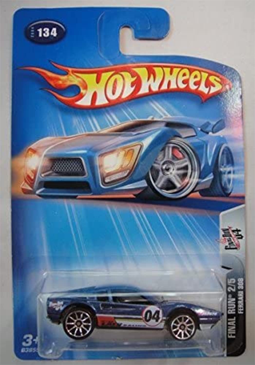 Hot Wheels Final Run Blue Ferrari 308 #134