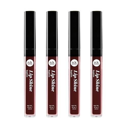 NICKA K NEW YORK Lip Shine, Cosmetics, vibrant colors, bright colors, shining lips, lip shine, long lasting (AMZ236)
