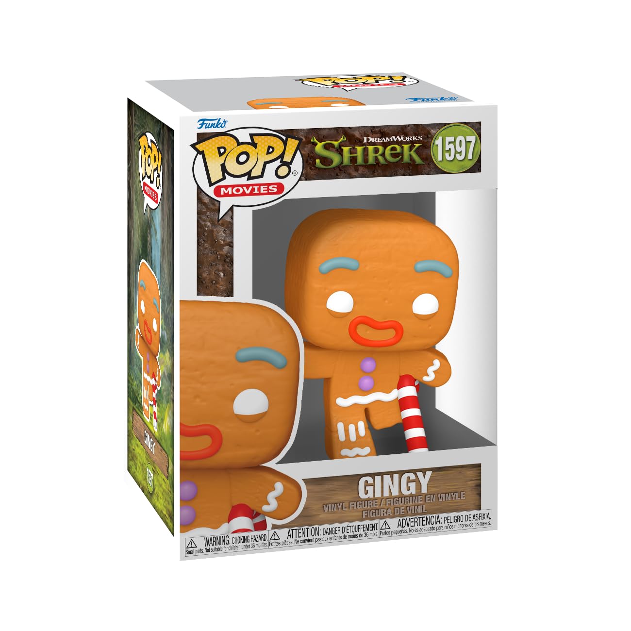 Funko POP! Movies: Shrek Dream Works 30th - Gingerbread Man Man - Collectable Vinyl Figure - Gift Idea - Official Merchandise - for Kids & Adults…