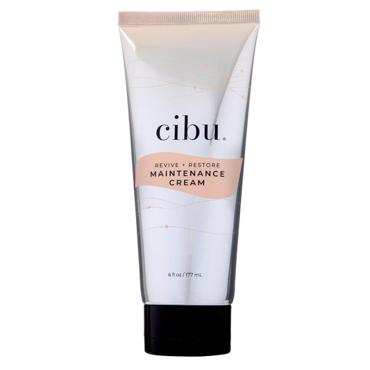CIBU Revive and Restore Maintenance Cream - Heat Protectant for Hair with Oleic Acid, Linoleic Acid, Vitamin E - Heat Protectant Cream to Fortify